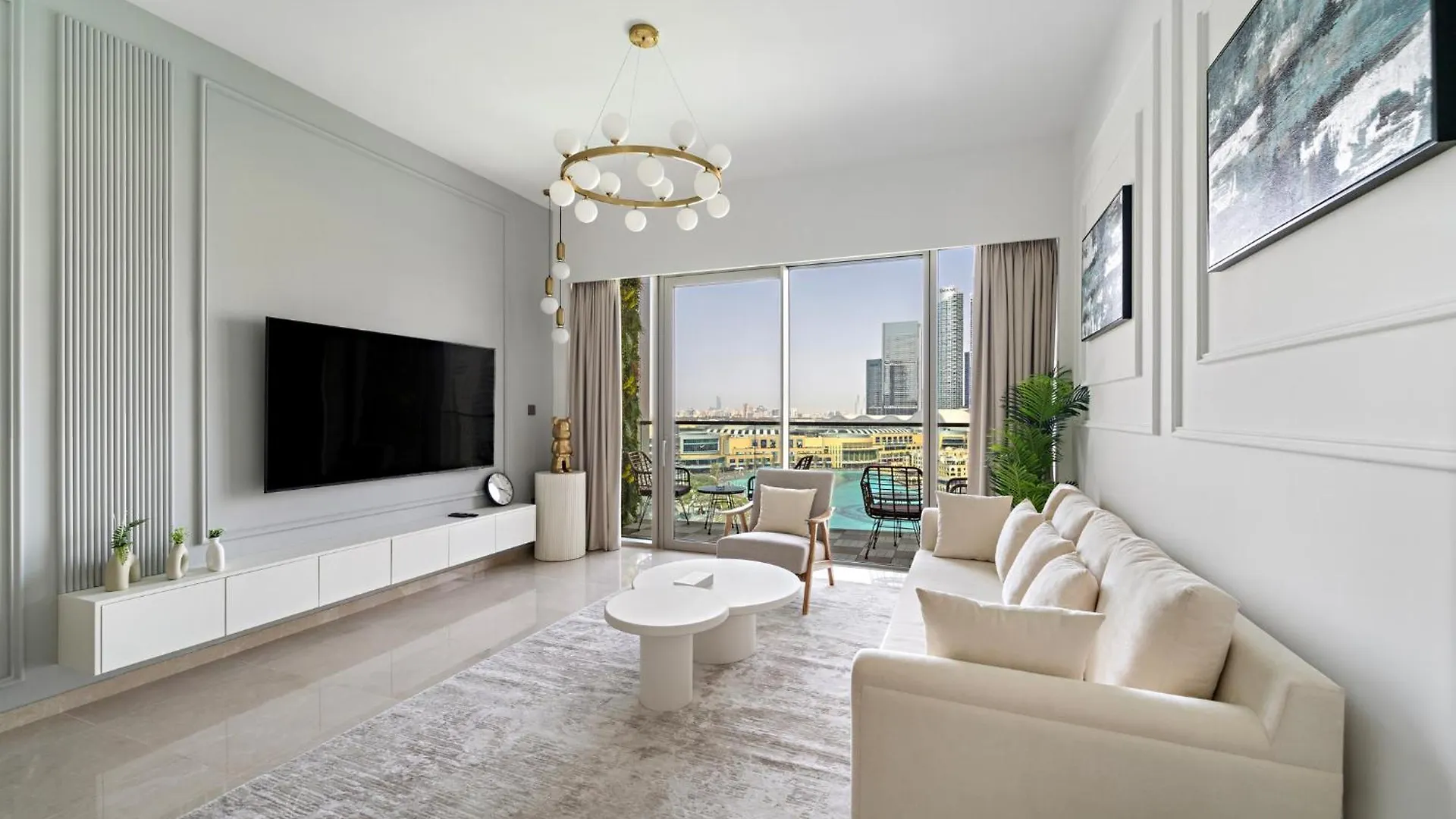 Luxurious 2Br With Full Burj Khalifa And Fountain View Apartment Dubai