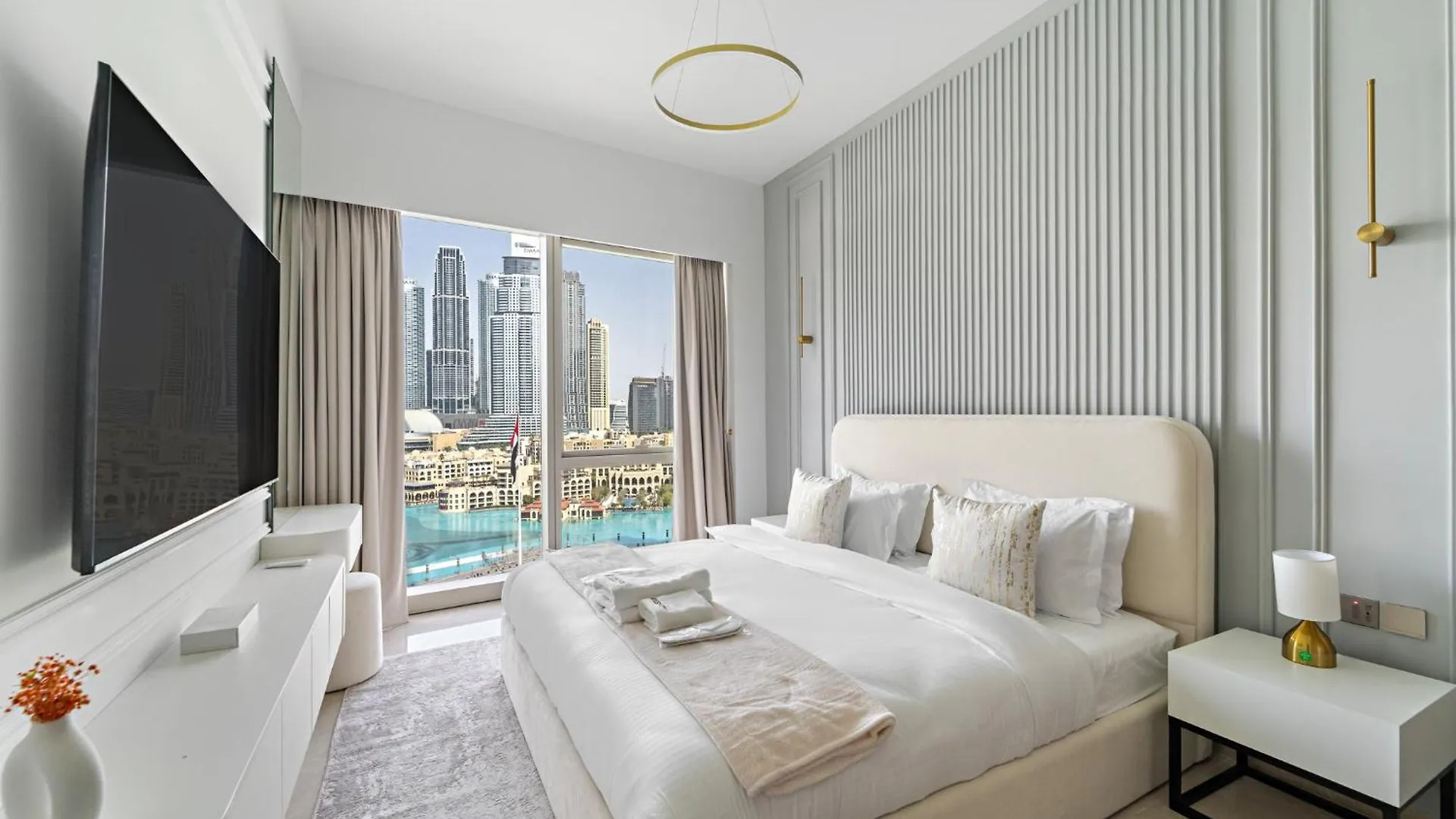 Luxurious 2Br With Full Burj Khalifa And Fountain View Apartment Dubai 0*,